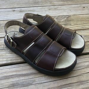Timberland Dad Style Leather Sandal Size 10